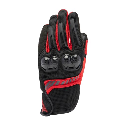 Guantes Dainese Mig 3 Air Tex de moto de verano con ventilación negra