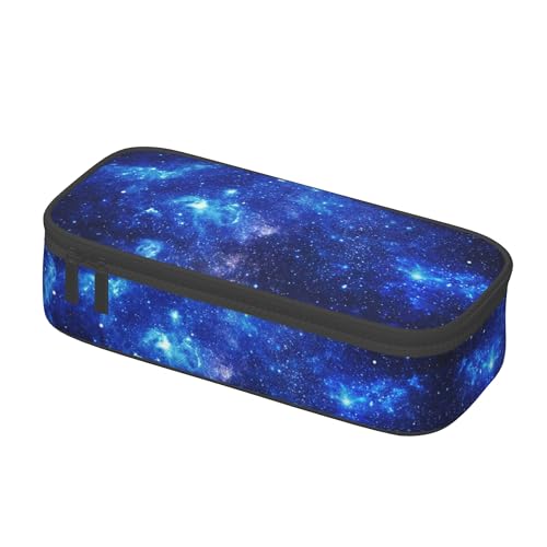 Image of Space Galaxy Pencil Case for Boys and Kids Cute Pen Box Pouch Large pencil bag with Double Zipper, Portable Pencil Pouch for School Office Supplies