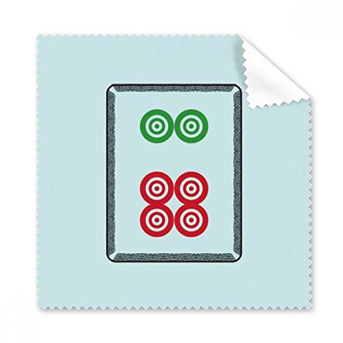 Tissu nettoyeur écran et lunettes microfibre Mahjong 5pcs anti-traces