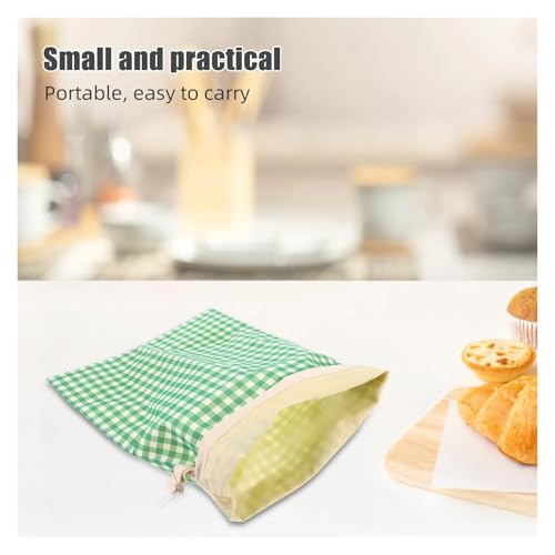 Bolsa de pan de cera de abeja para evitar el pan duro y conservar sándwiches sin plástico 5
