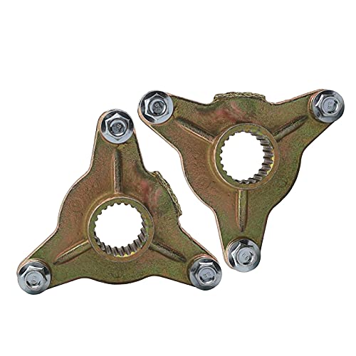 Pair Rear Wheel Axle Hubs 23T Spline 3-Stud 78mm Bolt