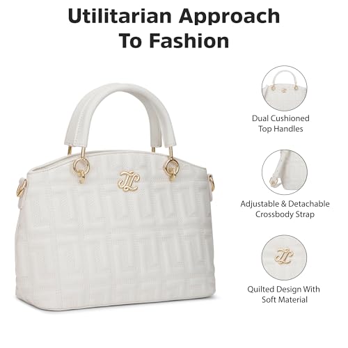 Image of Lavie Signature Women's Quilt Tinian Satchel Handbag | Satchel Bag For Work | Ladies Purse | Stylish Shoulder Bag | Gift For Women