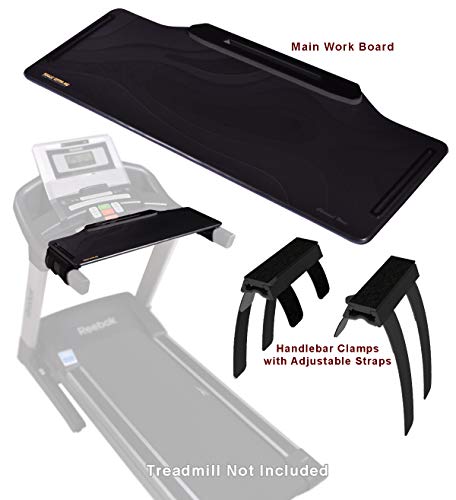 DigitalArts.ws Classic Plus Walk with Me – Detachable Treadmill Desk (Charcoal Wave)