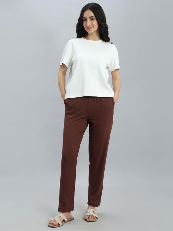 Image of GO Colors Women Rib Pant