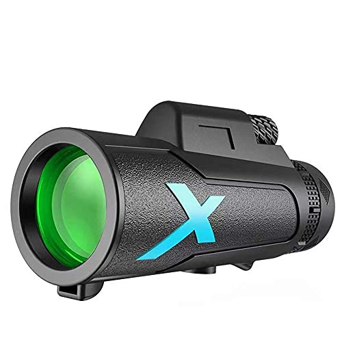 TORYO Télescope monoculaire HD monoculaire - Télescope portable - Lentille étanche avec support et trépied pour escalade, observation des oiseaux, chasse, concert, football, voyage Cover