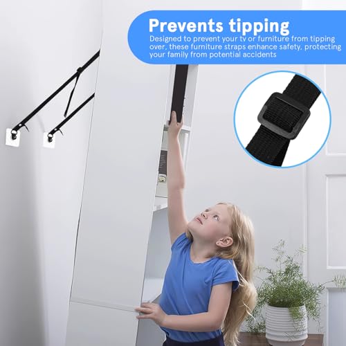 Protección Anticaídas para Bebés en el hogar con correas SOIMISS para muebles 3