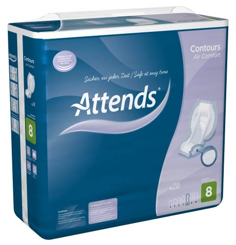 Attends Contours Air Comfort 8, Vorlagen bei starker Inkontinenz, 4x28 St