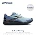 Brooks Men’s Ghost 16 Weatherized Neutral Running Shoe - Country Blue/Winter Sky/Ebony - 9 Medium