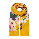 Joules River Womens Scarf One Size Gold Floral