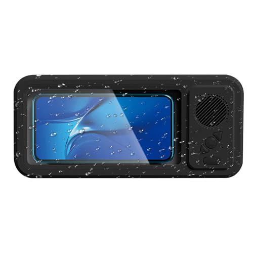 La Mejor Recopilación de Duchas y componentes de la ducha los más recomendados. 49 Soporte para Teléfono de Baño - Funda Impermeable para Móvil para Ducha y Móvil con Componentes Electrónicos | Peso Ligero de 240 g, Entrada de 5 V, Horas de Trabajo de 6 a 7...