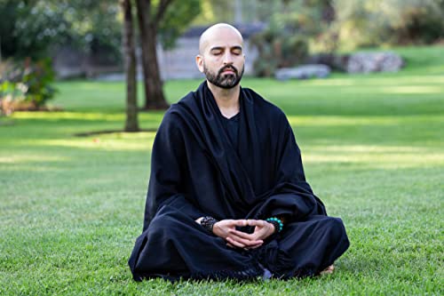 Om Shanti Crafts Meditation Shawl or Meditation Blanket, Shawl/Wrap, Oversize Scarf/Stole. Large. Unisex.2