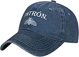Men & Women Washed Unique Print with Tequila Patron Logo Adjustable Denim Cap
