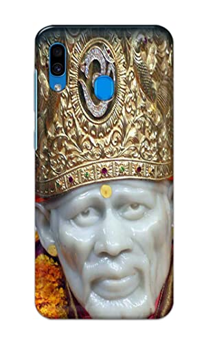 Image of PRINTFIDAA Sai Baba Lord Shiridi Great God Hinduism Hindu Religious Printed Designer Hard Case for Samsung Galaxy A20 / Samsung A30 / Samsung M10S Back Cover -(e) RPM1005