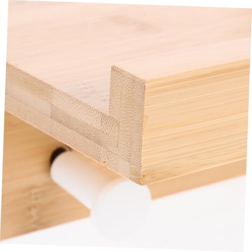 Étagère murale bambou multifonction et robuste pour clés