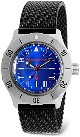 Vostok Komandirskie 350642 Milanés Negro
