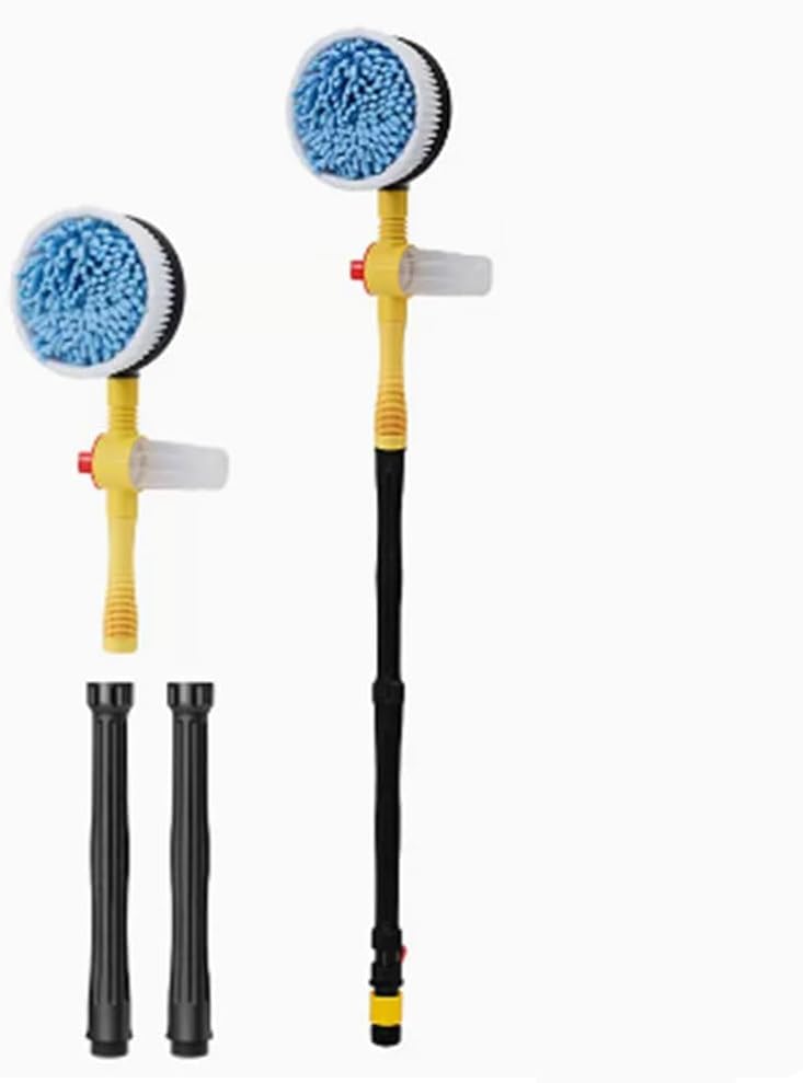 Kit de nettoyage solaire pour toiture résidentielle avec perche à eau de 7.5m