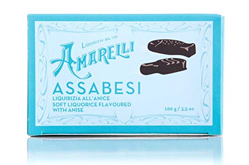 Amarelli Regaliz - Assabesi - Caramelos De Regaliz Con Anís - 100 gr