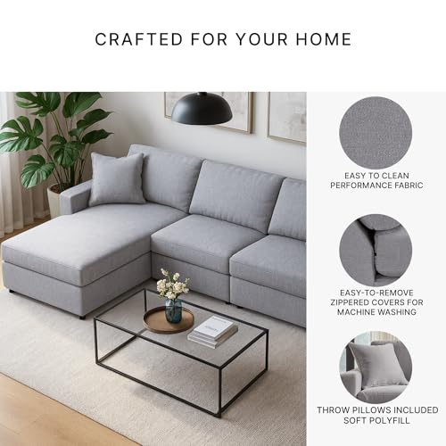 Image of Signature Design by Ashley Modmax Modular Sectional Couch with Chaise