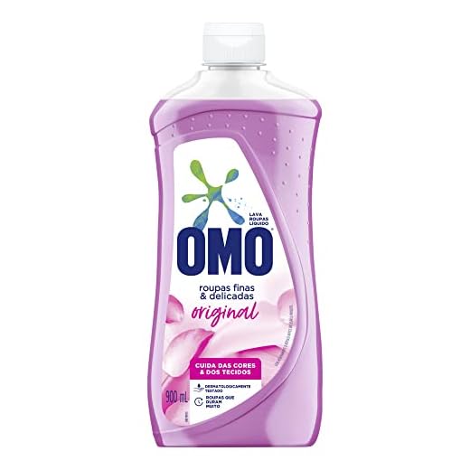 Omo Roupas Finas e Delicadas Original - Sabão Liquido, 900ml