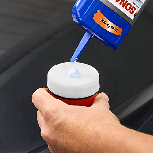 Pulimento cera SONAX negro con bola pulir P-Ball antiarañazos pintura fuerza media 500ml 6