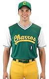 jersey beisbol mexico df JERSEY Y GORRA costumebase Kenny Powers Jersey de béisbol y gorra Charros Traje completo en dirección este y abajo (XL) Verde