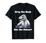 Hillarious T-Rex che suona musica elettronica. Divertente dinosauro DJ. Perfetto per gli amanti della musica elettronica e gli appassionati di dinosauri. Divertimento ispirato a Dino, perfetto per rave, concerti o semplicemente girare la testa ovunque tu vada!