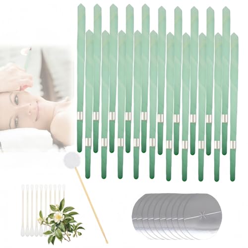 Ear Wax Removal Kit for Family – Ear Cleaning Tools with Cotton Swabs & Safety Stoppers, Depth-Limit Rings, Gentle Earwax Cleaner Set with Storage Case(20-Piece)-Green