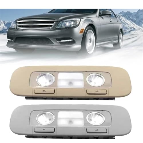 Luz de techo interior para Golf 6 y Passat lámpara beige de lectura trasera con interruptor 4