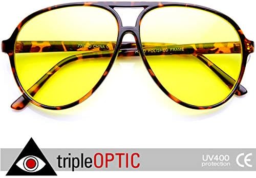 Miniatura 2 de Retro 80s Style Driving Lens XL Grandes Gafas de sol de aviador de plástico