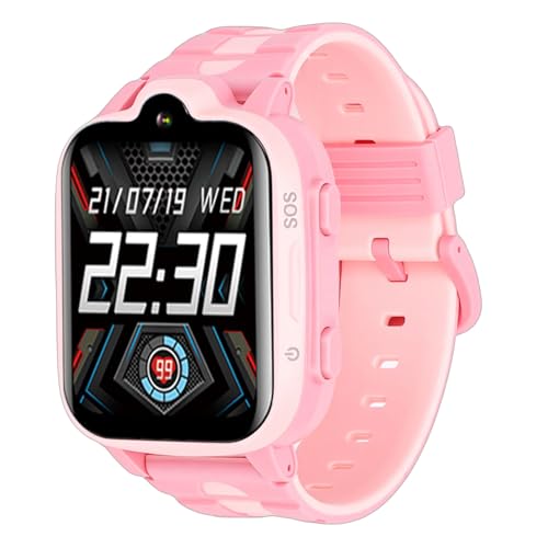 Lazmin112 Smartwatch, 4G LTE GPS-Tracker mit Videoanruf,...