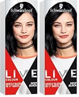 Schwarzkopf Live Colour Deep Black 75mL (Pack of 2)