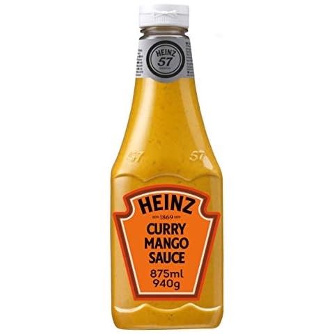 Heinz Salsa Curry Mango para Ensalada y Pollo Cover