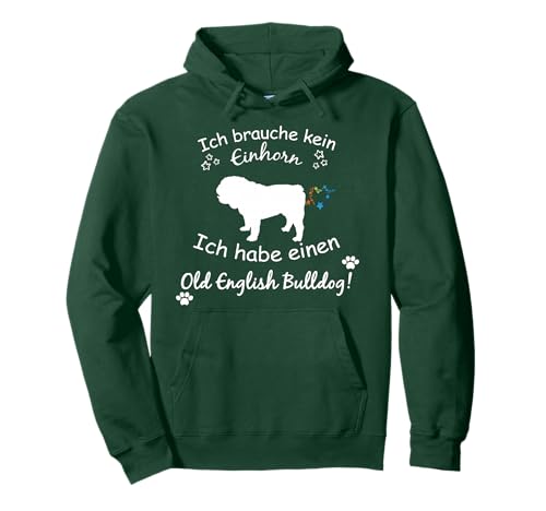 Old English Bulldog Tshirt - Englische Bulldogge Hund Shirt Pullover Hoodie