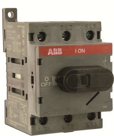 ABB OT80F3 Non-Fused Disconnect, 80 Amp, 3-Pole, Screw Terminal, Stainless Steel