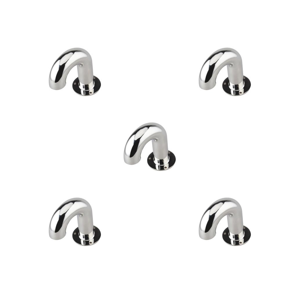 5 Set Barca In Acciaio Inox Marine Tubo Raccordi Hardware Tubo di Ricambio Rail Grado Corrimano Adattatore Gomito Professionale