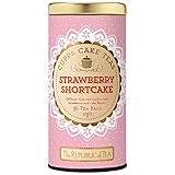 The Republic of Tea - Strawberry Shortcake Cuppa Cake Herbal Tea, 36 Tea Bags