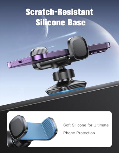 Image of Magnetic Phone Holder for Gym, 360 Rotatable, Fits 4.7-7 inch Smartphones with Thick Cases