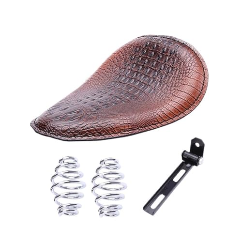 Selle solo noire de moto passager arrière rembourrée pour bobber