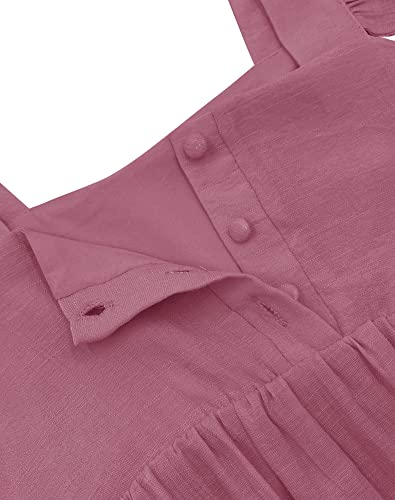 Image of Bingerlily Girls Summer Casual Tops Ruffle Short Sleeve T Shirts Cute Babydoll Tees
