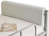 seokor Grande Cojín de Respaldo de Lectura，Multifunción Cómodo Cojín de Cabecero Cama，Almohada de Soporte Lumbar，Funda Retirable Lavable Cojín de Cabecera para Cama(B3)