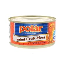 MW Polar Salad Crab Meat, Minced, Perfect for Dips, Ceviche, Sushi, 6 oz Pack of 12