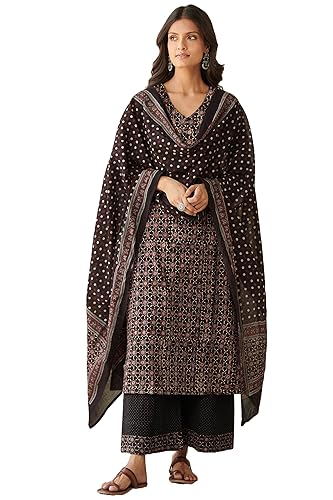 Image of ANNI DESIGNER Women Kurta with Palazzo & Dupatta