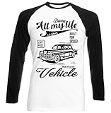 chrysler 300c sedan 2008 cena  Teesandengines Men\'s Chrysler New Yorker Sedan 1950 Vehicle Power Black Long Sleeved T-Shirt Size Small