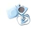 Mudder PU Leather Carrying Bag Case with Pocket for Fujifilm Instax Mini 8 Camera (Light Blue)