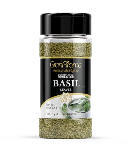GranAroma Basil Leaves, Sauces & Dressings, Cut & Sifted (0.64 Ounce) image 3