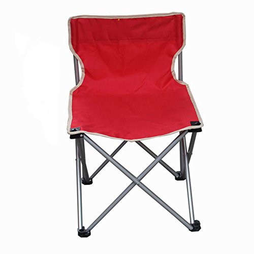 WANGS Medium-sized outdoor portable folding chair folding stool fishing leisure barbecue chair backrest-A