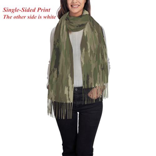 IBILIU Oversize Scarf for Women Universe Space Galaxy Stars And Nebulas Scarf Tassel Scarves Fall Winter Shawl Wraps2