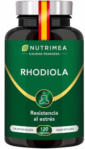 Rhodiola 400 mg | Salidrósidos 3% | 120 Cápsulas Veganas
