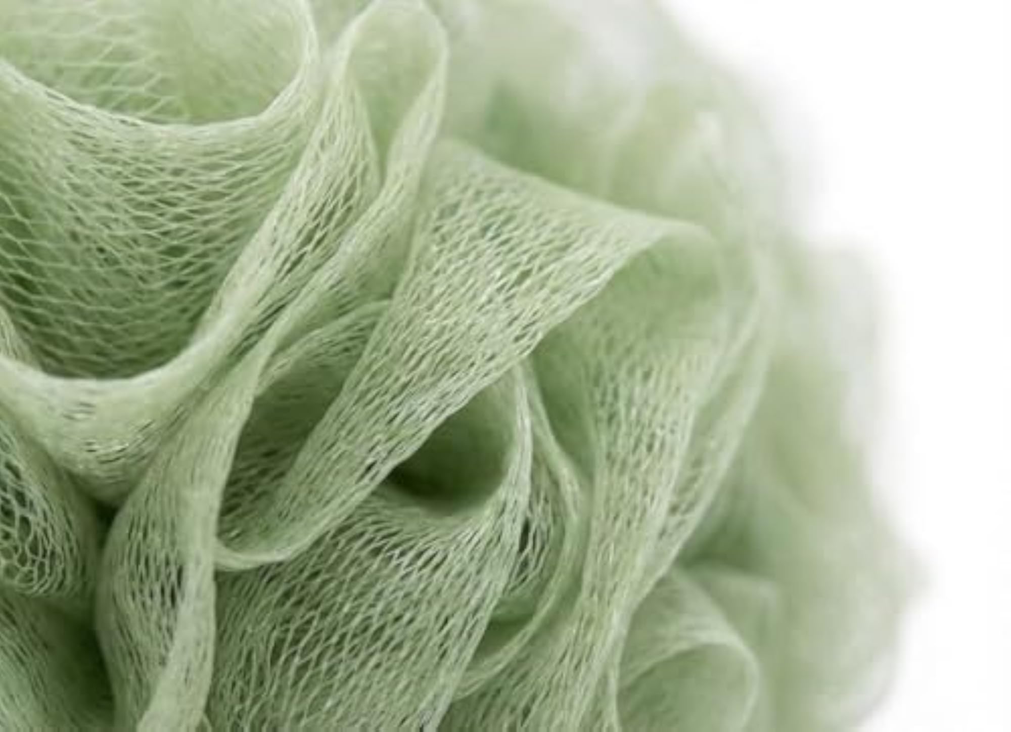 Naxura Bath Sponge Round Loofah, Soft Mesh Scrubber