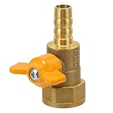 Utilisation polyvalente : vanne de gaz naturel pour foyer extérieur, vanne de gaz de camping ou soupape de sécurité pour cuisinière à gaz, compatible avec une large gamme d’installations domestiques et extérieures, vanne d’arrêt pour cuisinière à gaz, vanne de gaz pour cuisinière